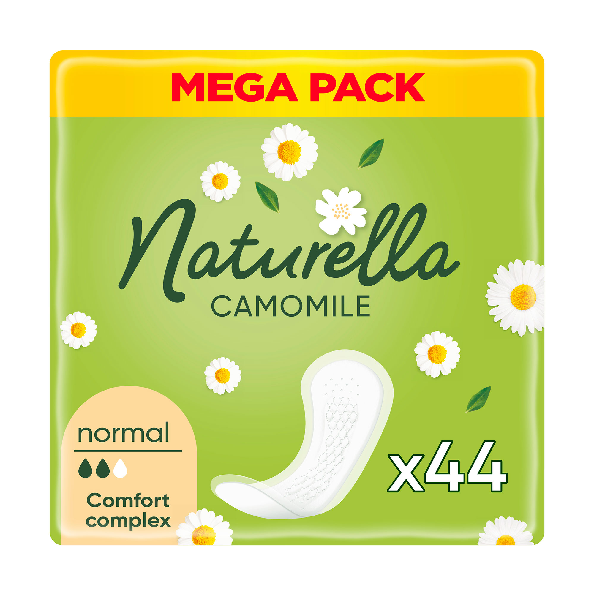 Щоденні прокладки Naturella Camomile Normal Mega Pack, 44 шт